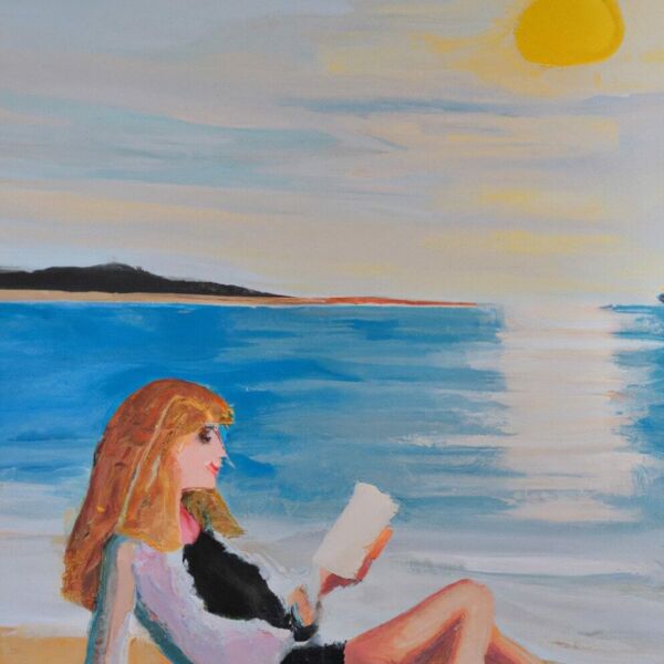 Ein Tag am Meer mit einem guten Buch