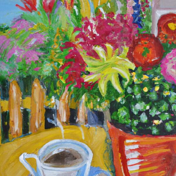 Morgens mit einer Tasse Kaffe im Garten Blumen pflücken, die danach in der Vase arrangiert werden. Dann mal schauen, was heute so los ist. Ideen im Kopf ordnen und ein Projekt angehen... abends eine kleine Stretching-Einheit zum runterkommen und nach einem schönen Tässchen Tee in Bett schlüpfen und erfüllt und schnell einschlafen...